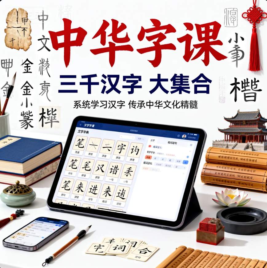 图片[1]-中华字课 三千汉字 大集合-资源库