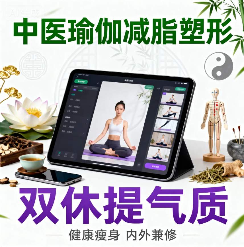 图片[1]-中医瑜伽减脂塑形双休提气质-资源库