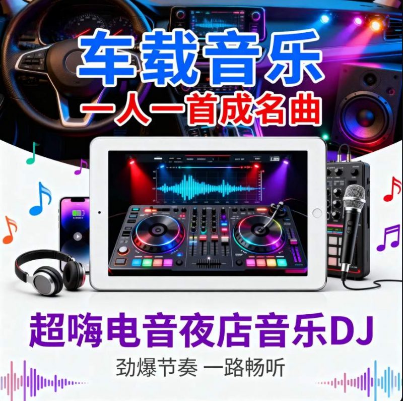 车载抖音热播流行音乐一人一首成名曲超嗨电音夜店DJ经典怀旧金曲-资源库