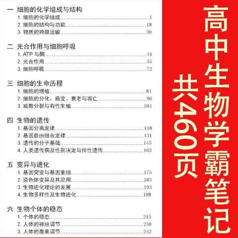 图片[2]-高中生物手写笔记知识点归纳清晰易懂-资源库